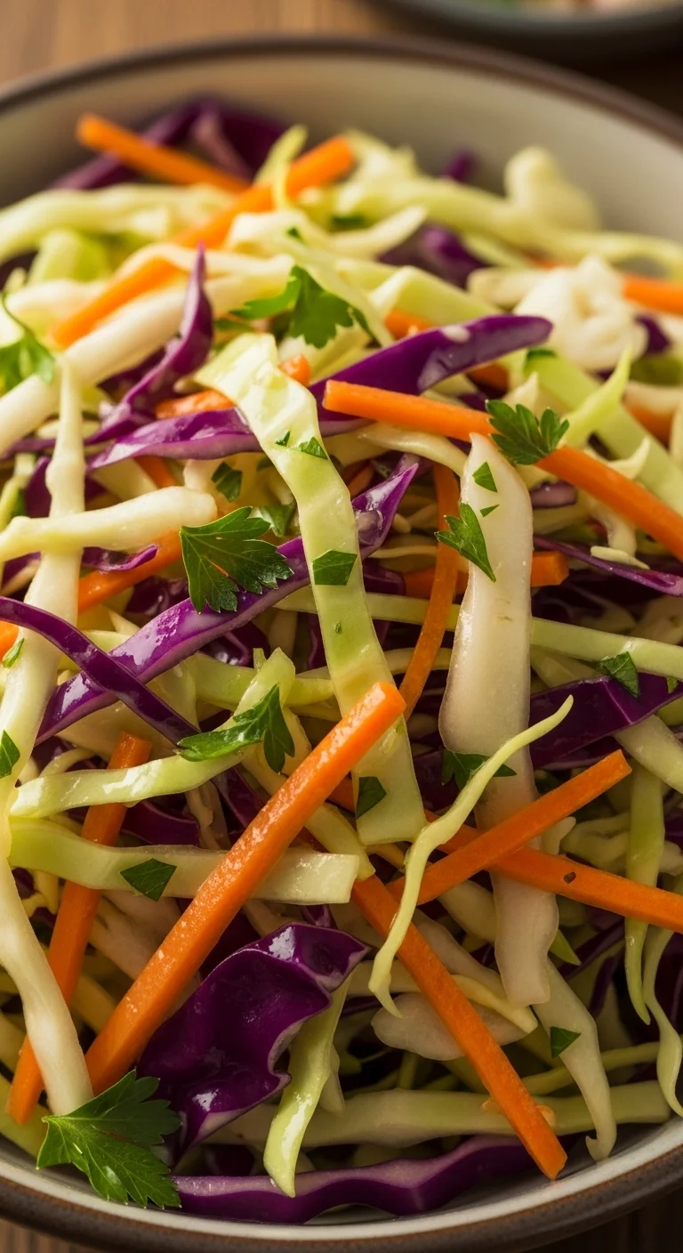 Coleslaw with Vinegar Dressing: 7 Delicious Secrets for the Ultimate Tangy Crunch - Image 1