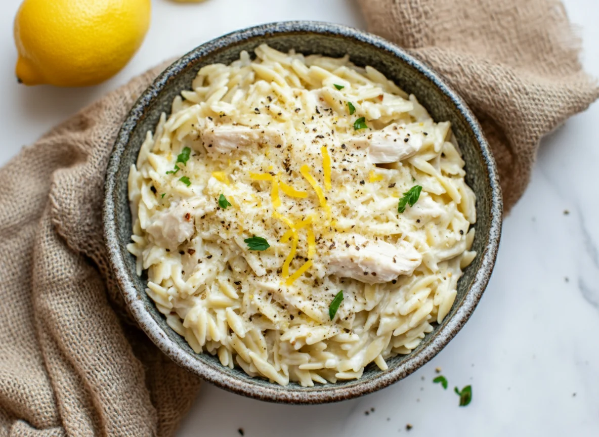 Lemon Chicken Orzo