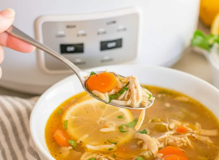 Lemon Chicken Orzo Soup