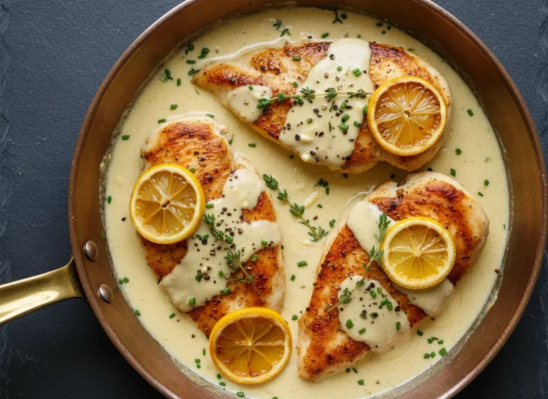 Lemon Garlic Skillet Chicken