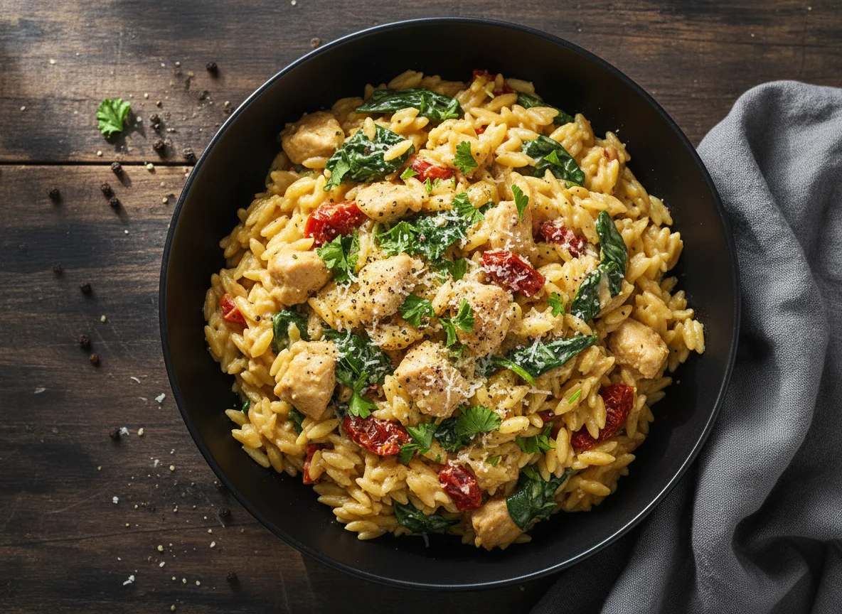 Marry Me Chicken Orzo