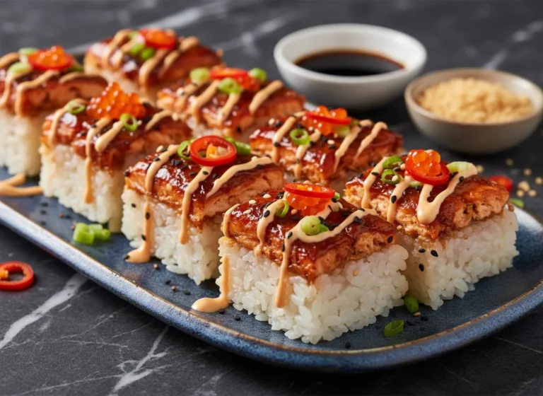 Spicy Salmon Sushi Bake Recipe