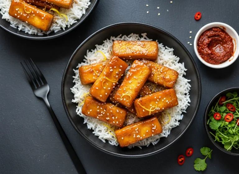 Sweet and Sour Honey Lemon Paneer