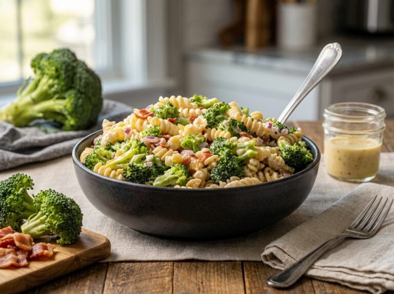 Creamy Broccoli Pasta Salad Recipe