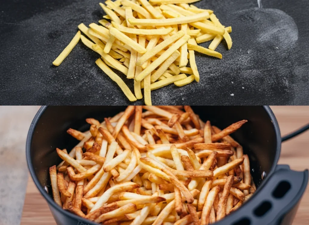 air fryer Frozen French Fries