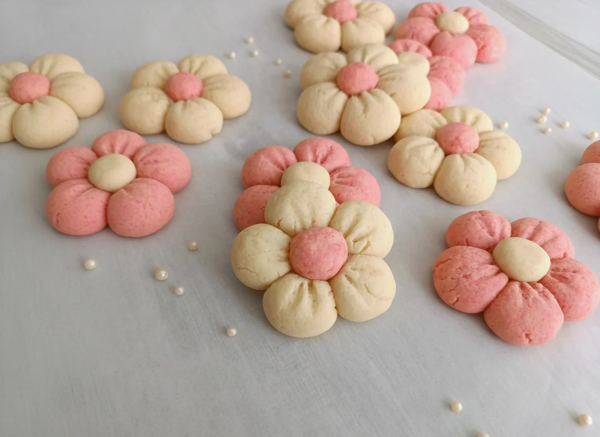 Cute Flower Sugar Cookies