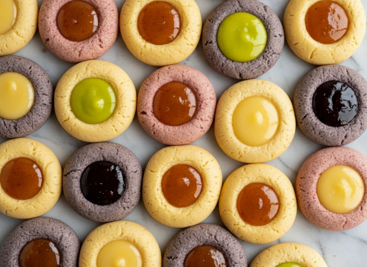 Fruit Filled Thumbprint Cookies