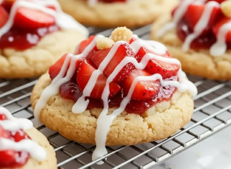 Homemade Strawberry Shortcake Butter Cookies