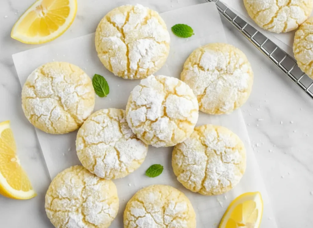 Lemon Crinkle Cookies