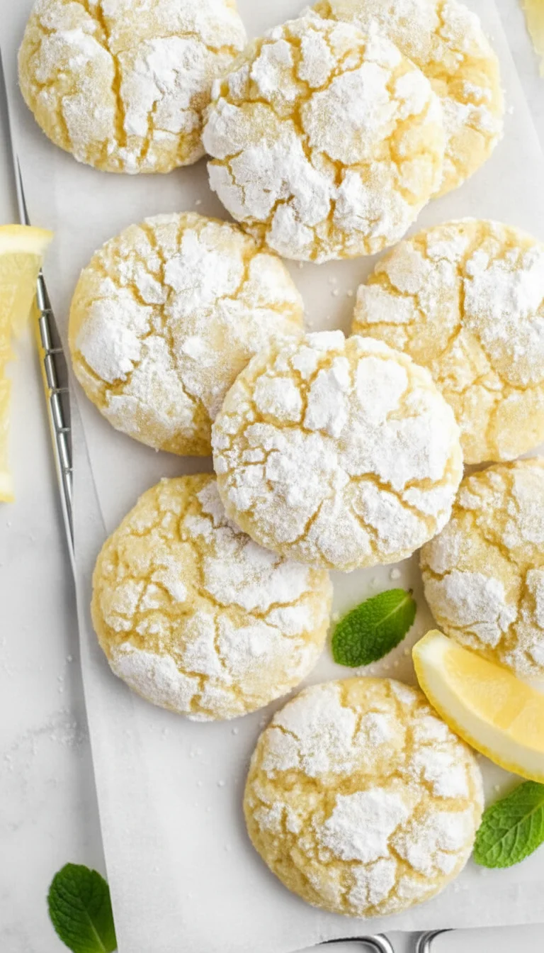 Lemon Crinkle Cookies: 7 Delicious Secrets for the Ultimate Tangy Treat - Image 1