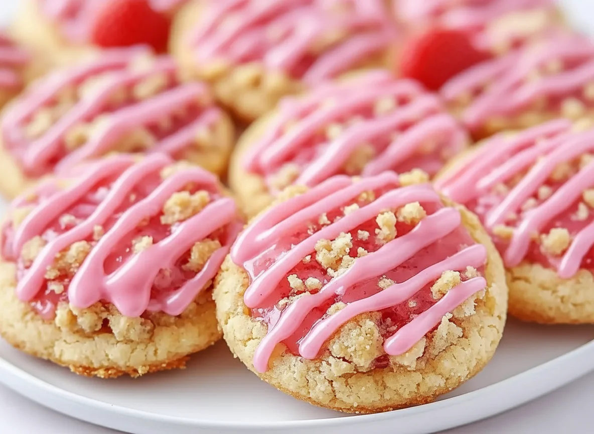 Strawberry Crunch Cookies