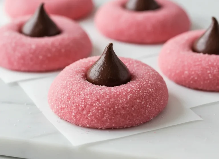 Strawberry Kiss Cookies