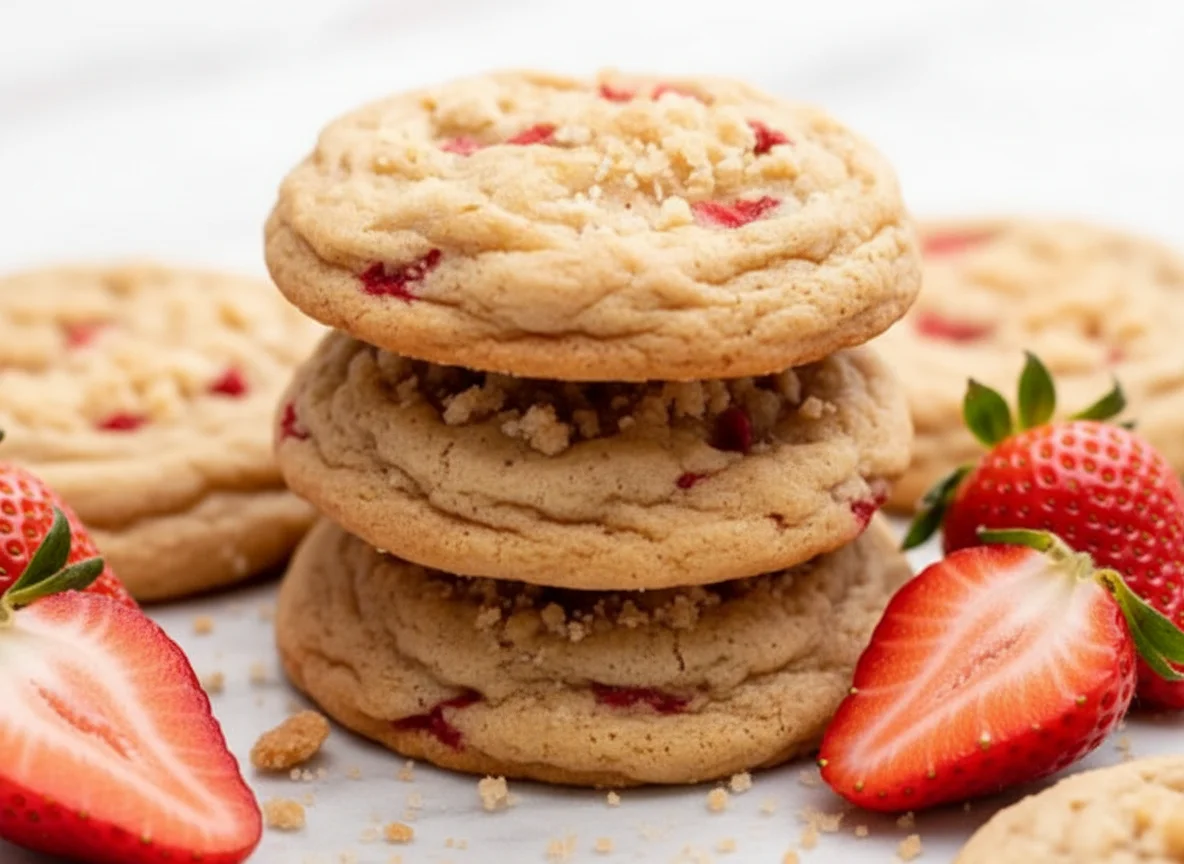 Strawberry Shortcake Cookies