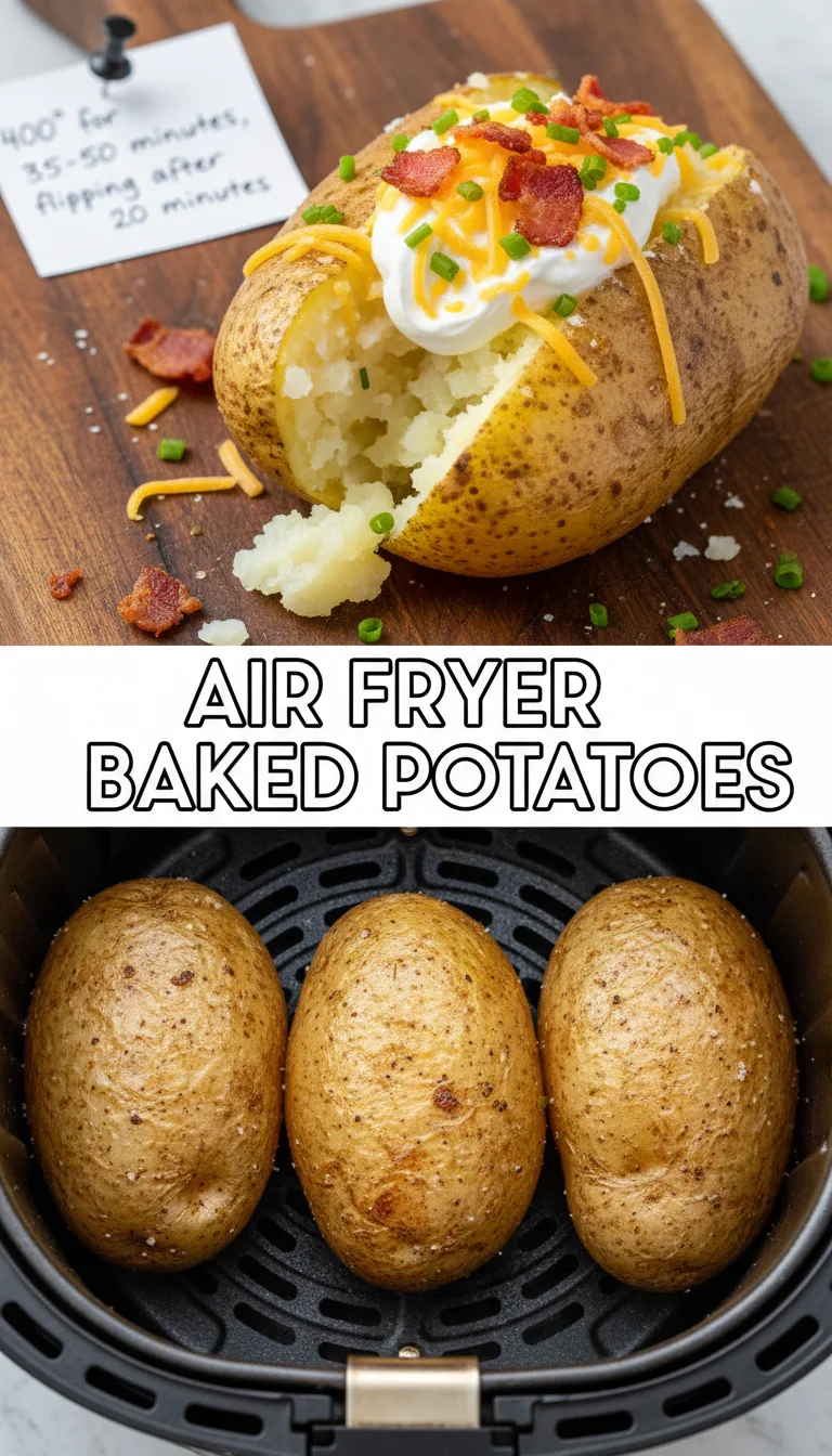 air fryer Baked Potatoes: 7 Delicious Secrets for the Ultimate Crispy Skin - Image 1