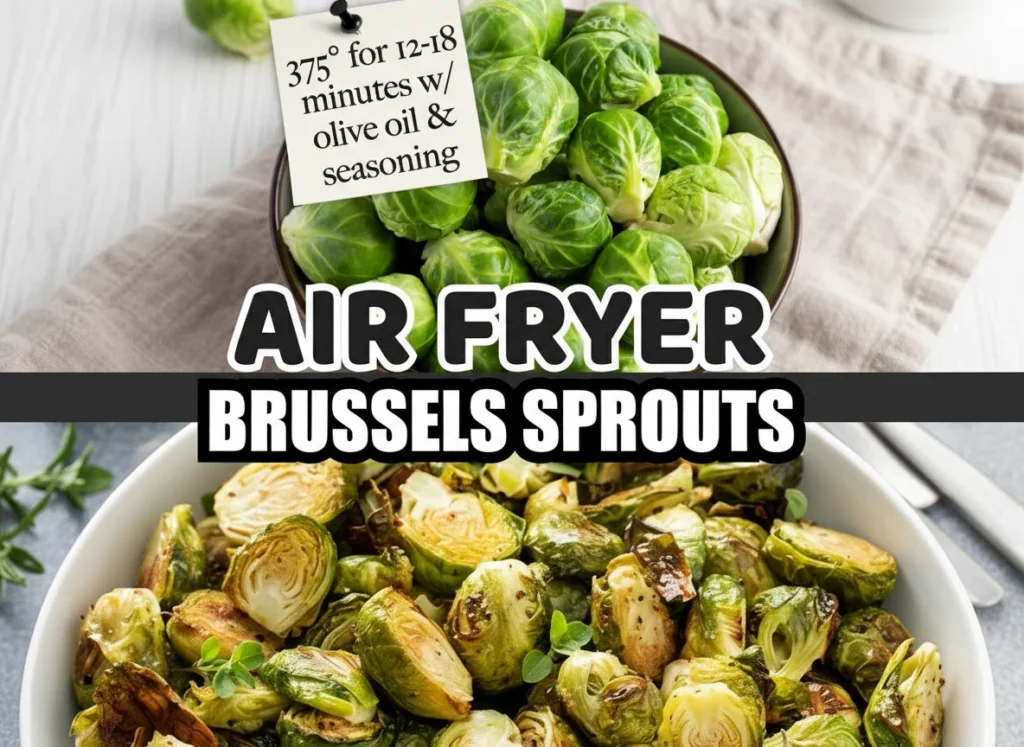 air fryer Brussels Sprouts