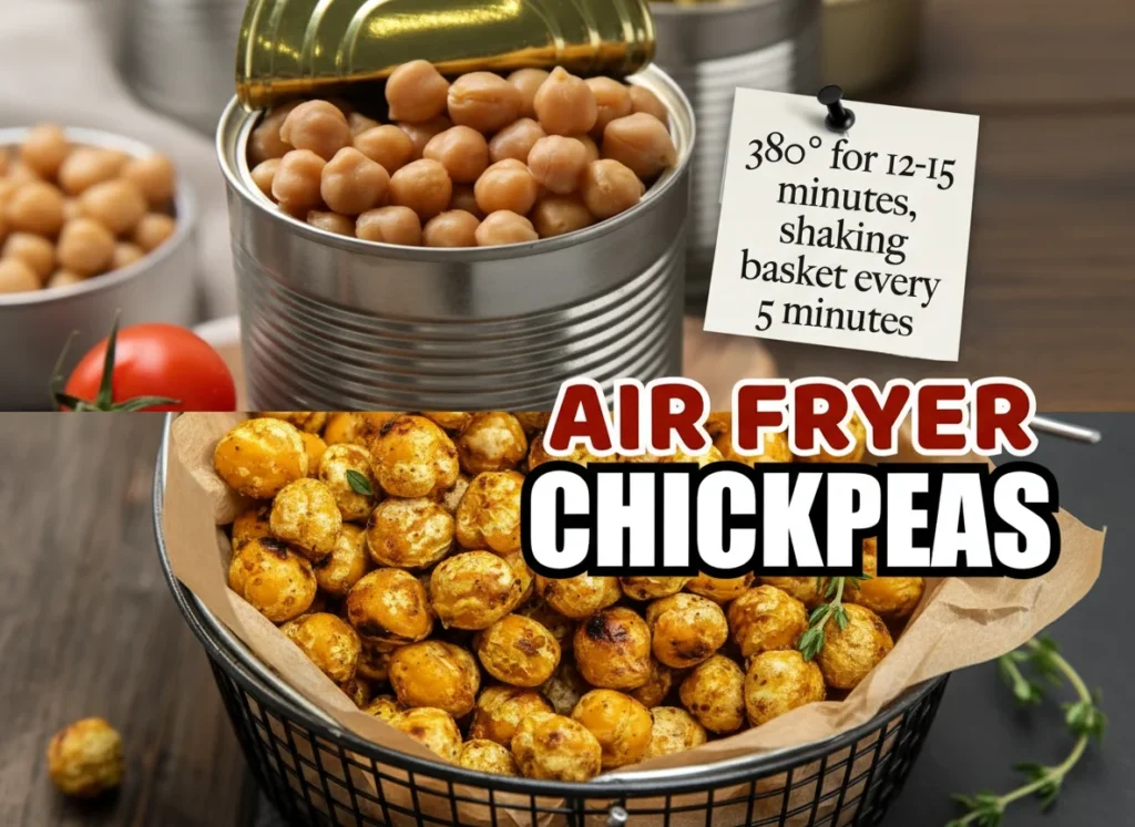 air fryer Crunchy Chickpeas