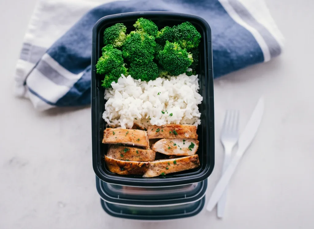 High protein chicken meal prep for weight loss