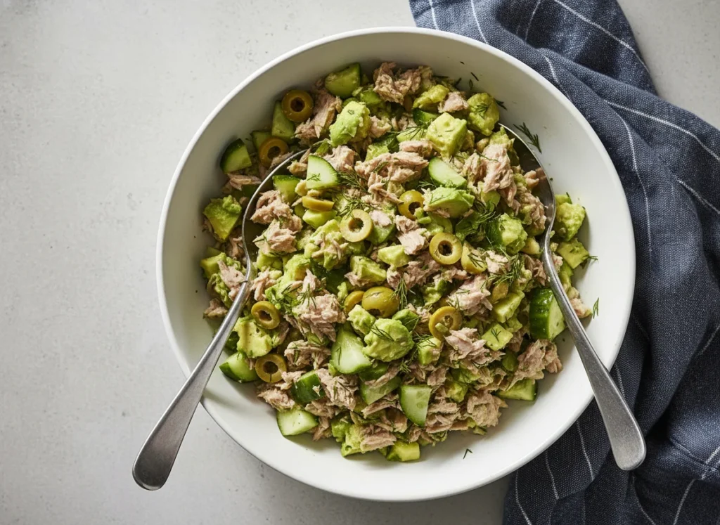 high protein tuna salad